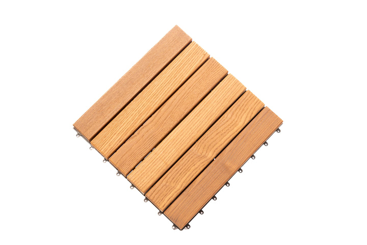 Deck Madeira Modular Freixo Thermo 300X300(46)mm, Exclusive, Preço à Unidade