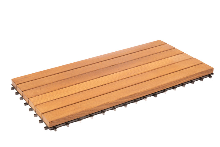 Deck Madeira Modular Freixo TMI 300X600(46)mm, Exclusive, Base PVC, Preço à Unidade