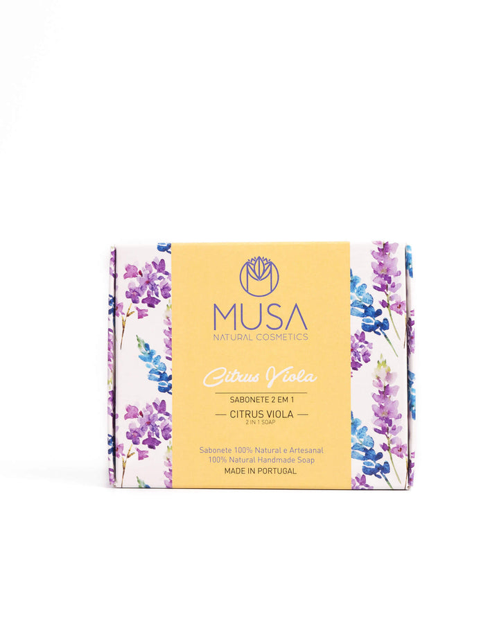 Sabonete Citrus Viola (2 em 1 hidratante e esfoliante)