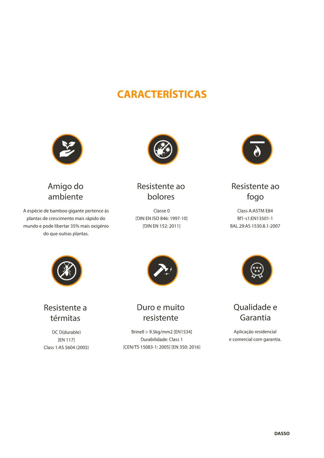 Deck Bamboo Dasso CTECH 1850X137X20