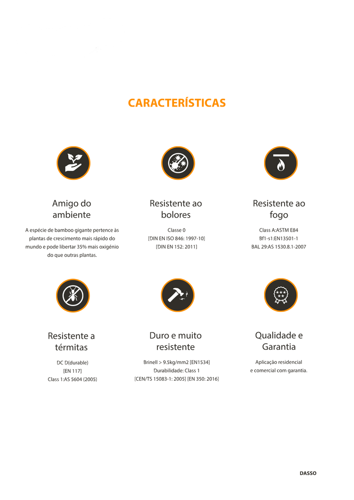 Deck Bamboo Dasso CTECH 1850X137X20