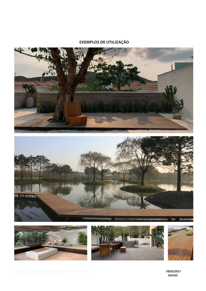 Deck Bamboo Dasso CTECH 1850X137X20