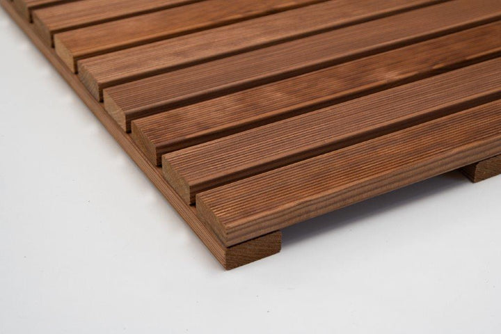 Deck Madeira Pinho Modular  Thermo 500X500(46)mm, Exclusive/Special, Base Madeira, Preço à Unidade