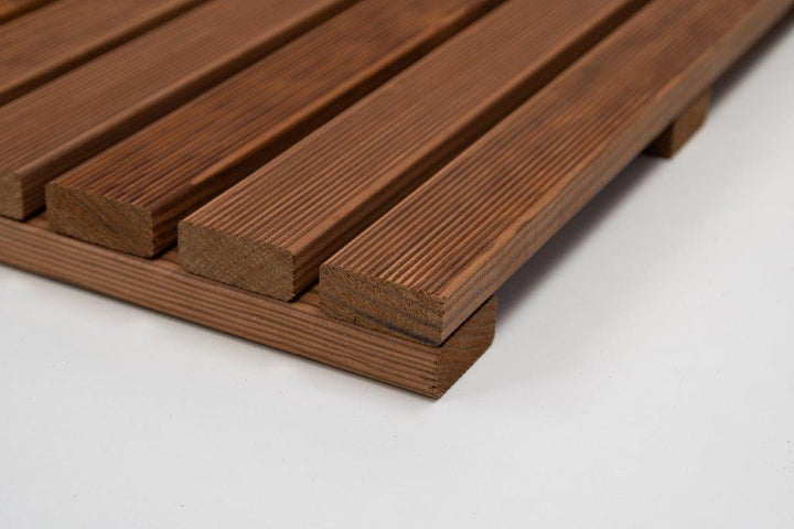 Deck Madeira Pinho Modular  Thermo 500X500(46)mm, Exclusive/Special, Base Madeira, Preço à Unidade