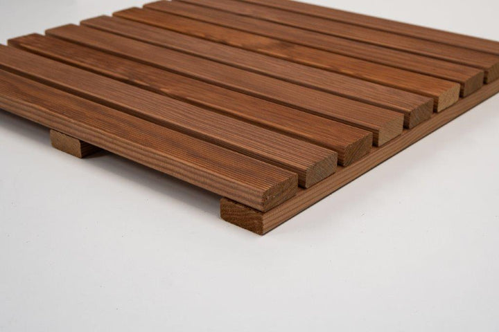Deck Madeira Pinho Modular  Thermo 500X500(46)mm, Exclusive/Special, Base Madeira, Preço à Unidade