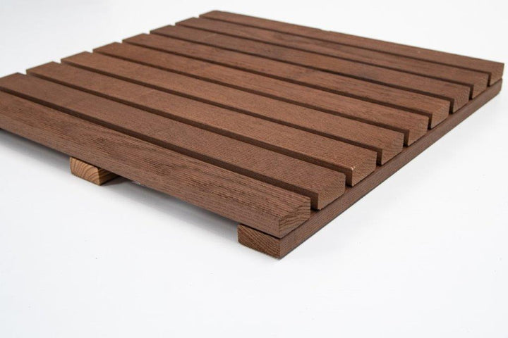 Deck Madeira Freixo Modular  Thermo 500X500(46)mm, Exclusive/Special, Base Madeira, Preço à Unidade