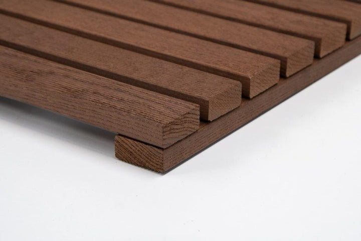 Deck Madeira Freixo Modular  Thermo 500X500(46)mm, Exclusive/Special, Base Madeira, Preço à Unidade