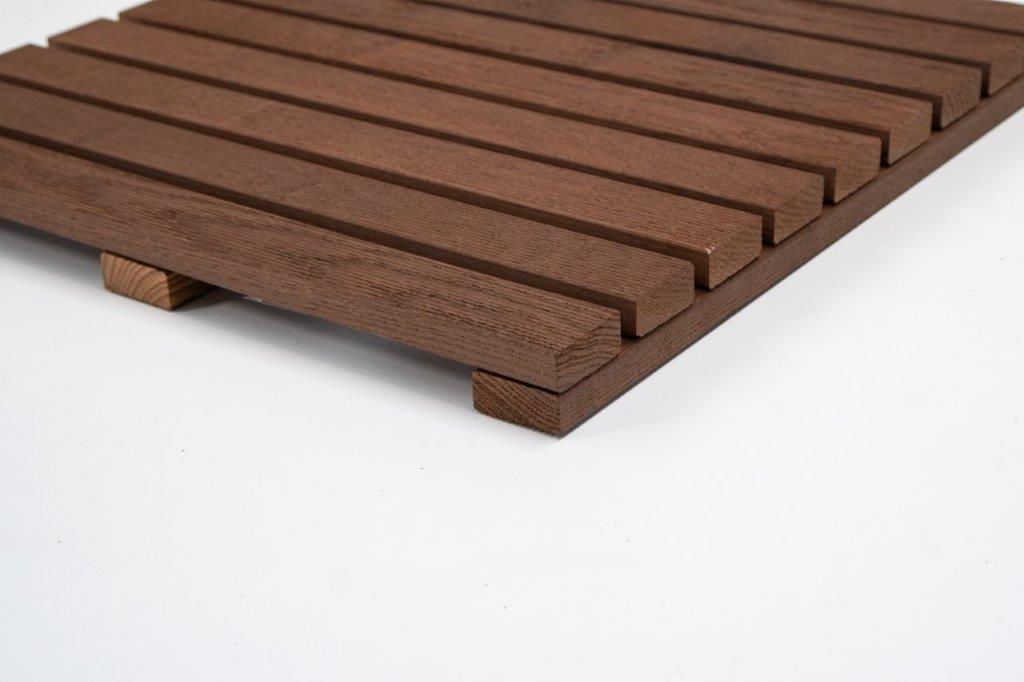 Deck Madeira Freixo Modular  Thermo 500X500(46)mm, Exclusive/Special, Base Madeira, Preço à Unidade