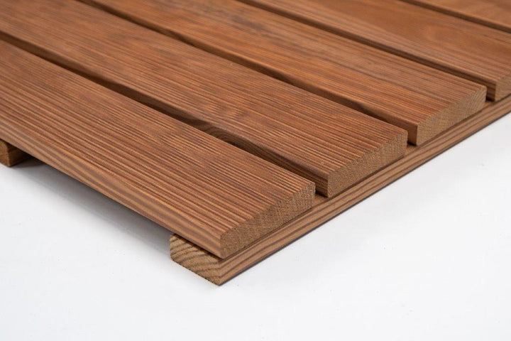 Deck Madeira Pinho Modular Thermo 500X500(90)mm, Exclusive/Special, Base Madeira, Preço à Unidade