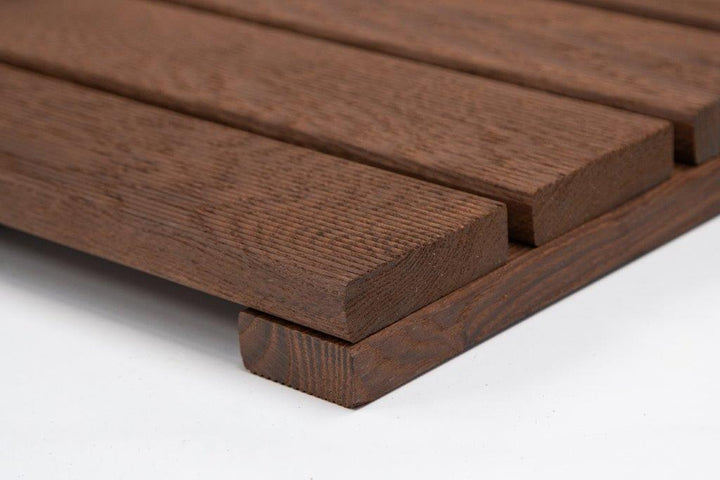 Deck Madeira Freixo Modular  Thermo 500X500(73)mm, Exclusive/Special, Base Madeira, Preço à Unidade