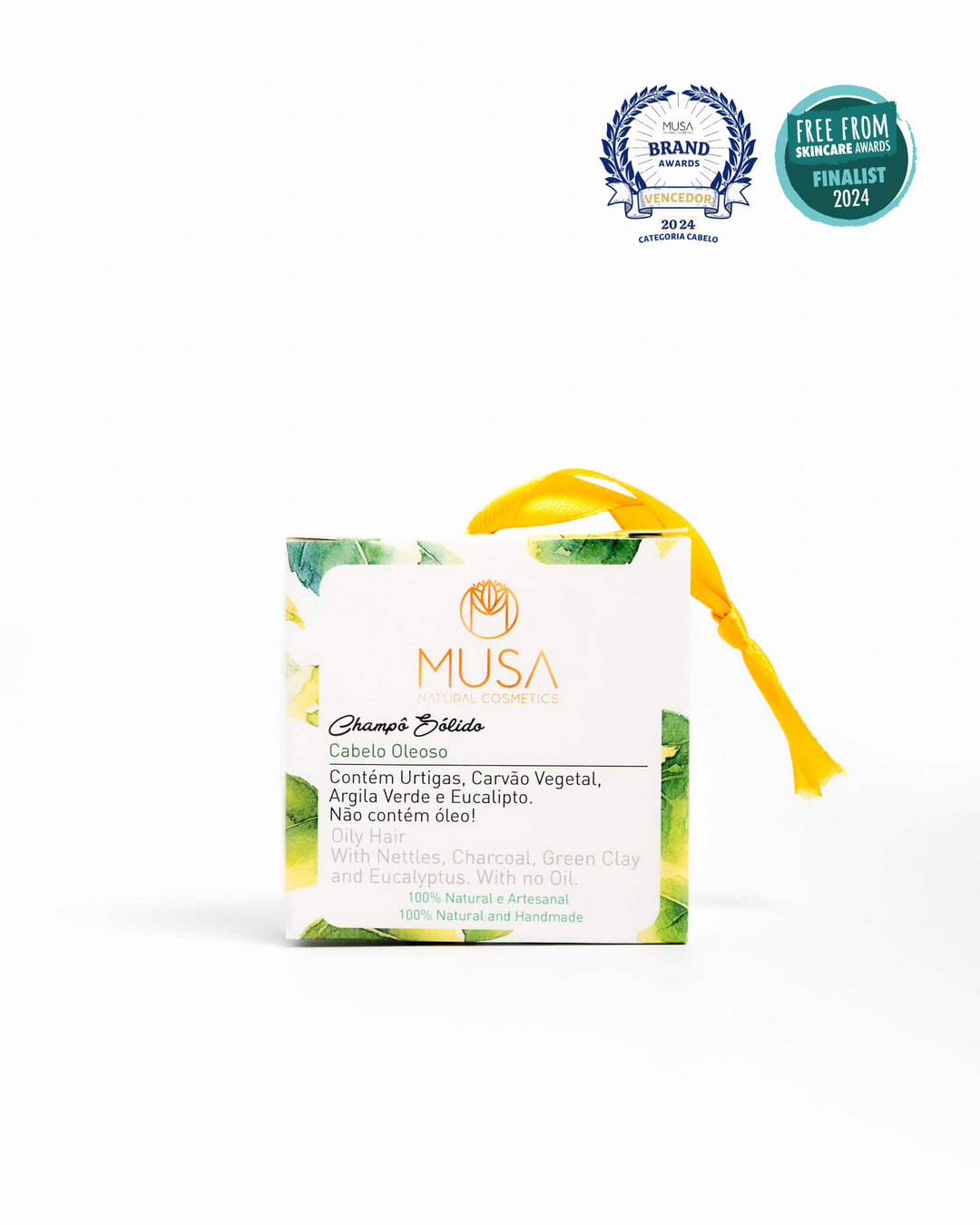 Champô Sólido Cabelo Oleoso (Oleosidade / Caspa / Dermatite)