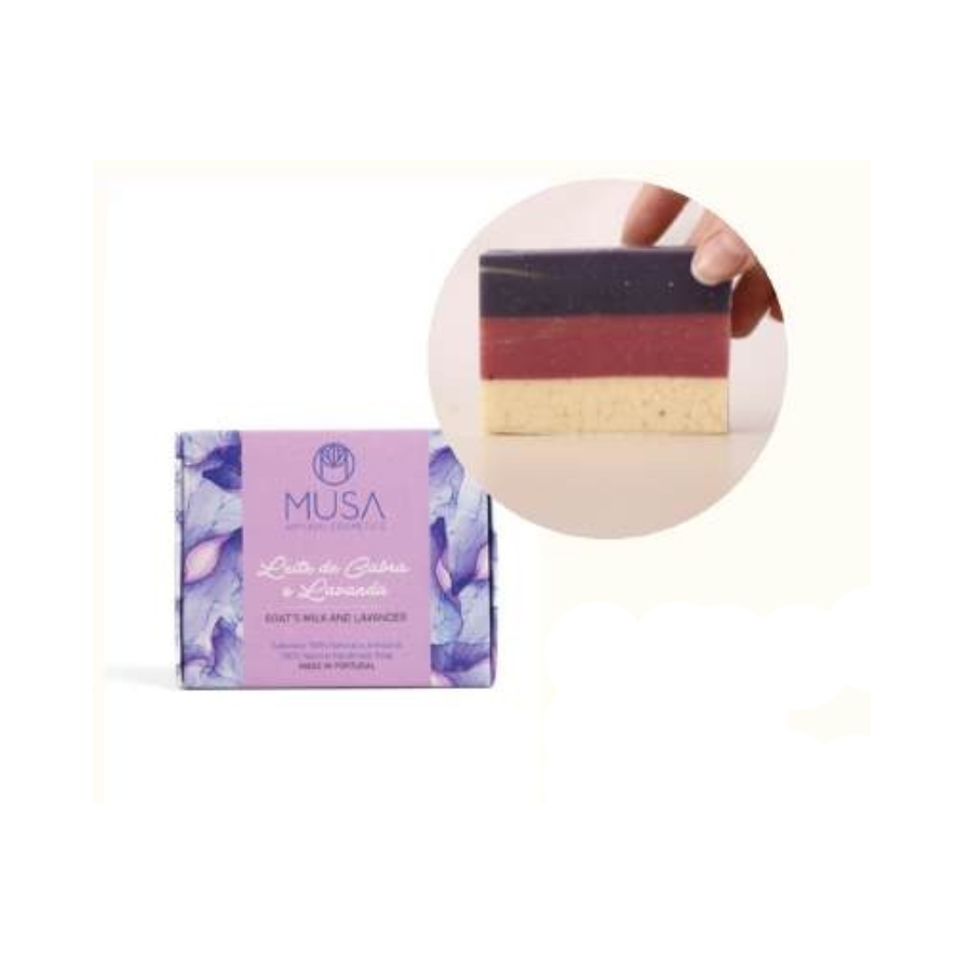 Sabonete de Leite de Cabra e Lavanda